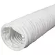 Tubo flexible de ventilación de PVC blanco Ø 150 mm (6 metros)