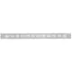 Rejilla de zócalo de aluminio - plata L=500mm x H=40mm -RA450S