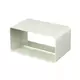 Conector rectangular de plástico 110x55 mm - KS