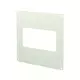 Brida mural rectangular de plástico 110x55 mm - KF