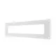 Brida mural rectangular de plástico 220x55 mm - KF25