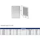 Rejilla de ventilación rectangular con rejilla 250x170 marrón - VR2517B