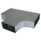 Pieza en T 90 grados 220x80 mm - 220x80 mm Pieza de entrada