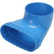 Wavin Ventiza Terminal 90 grados PVC ovalado 195x80x100 mm por diámetro 125 mm M/M