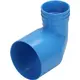 Wavin Ventiza terminal 90 grados PVC redondo 125x80x70 mm M/M