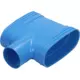 Wavin Ventiza Accesorio T de PVC ovalado 195x80 mm M/M/M