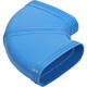 Wavin Ventiza Codo 90 grados PVC ovalado 235x80 mm horizontal M/M