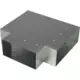 Pieza en T (acodada) 90 grados 170x80 mm - 170x80 mm para conducto de humos