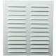Ranura metálica rectangular 260x280 blanco - MR2628