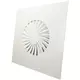 Difusor rotacional de aletas fijas 400mm cuadrado - SWS400 RAL9010