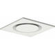 Difusor de techo redondo de acero para impulsión y retorno 595x595 mm - 200 mm - RAL 9010