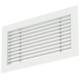 Rejilla de aluminio - con muelles de fricción - 300x150 mm - RAL 9016