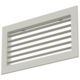 Rejilla de pared regulable simple de aluminio - con muelles de fricción - 600x200 mm - RAL 9010