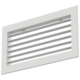 Rejilla simple regulable de aluminio - con muelles de fricción - 400x300 mm - RAL 9016