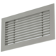 Rejilla de aluminio - con muelles de fricción - 400x150 mm - Aluminio anodizado