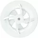 Ventilador de baño Solara con impulsor de calor - 100 mm de diámetro - blanco mate
