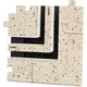 Escuadra de 90 grados Ergovent para difusores modulares enchufables de 2 ranuras