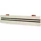 Rejilla lineal sin marco de Ergovent, empotrable, de 1050 mm con diámetro de conexión de 75 mm - modular - 2 ranuras