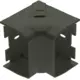 Optimalduct Climclick Codo interior acodado 80x60 mm RAL 7016 Antracita