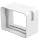 Pieza de conexión ClimaConnect para conducto de montaje 100 mm - RAL 9010
