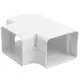 Pieza en T ClimaConnect para conducto de montaje 100 mm - RAL 9010