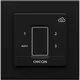 Tapa negra para sensor de control empotrado Orcon CO₂ 15RF