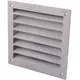 Rejilla exterior aluminio 100x100 mm - Aluminio