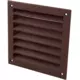 Rejilla exterior aluminio 100x100 mm - RAL 8016