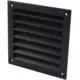 Rejilla exterior de aluminio 100x100 mm - RAL 9005