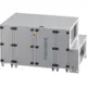 Cajas de tratamiento de aire Maxivent WTW con intercambiador de calor de contracorriente de 4200 m³/h con batería de agua caliente, horizontal a la derecha - PHE 4200 H WOJR T 01