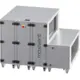 Cajas de tratamiento de aire Maxivent WTW con rueda de calor de 5000 m³/h y batería DX, horizontal a la derecha - RHE 5000 H ODJR T 01