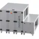 Cajas de tratamiento de aire Maxivent WTW con rueda de calor de 10 000 m³/h, con batería de agua caliente y batería de agua fría, disposición horizontal a la derecha - RHE 10000 H WKJR T 01