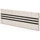 Pieza de unión Ergovent para rejillas lineales modulares encajables de 1050 mm - 3 ranuras