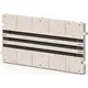 Pieza de unión Ergovent para rejillas lineales modulares encajables de 500 mm - 3 ranuras