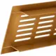 Rejilla de zócalo de aluminio - cobre cepillado L=400 mm x H=80 mm - RA840G