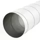 Tubo helicoidal Ø 150mm longitud 1,5 metros - Galvanizado - a medida RAL9010