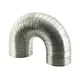 Manguera de ventilación rígida de aluminio diámetro Ø 120 mm longitud 3 metros