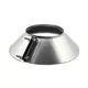 Collarín antilluvia para tubos helicoidales Ø 180 mm -Galvanizado