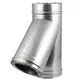 DW diámetro 100 mm (100/150) Pieza en T T135 I316L/I304 (D0,5/0,6)