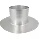 Placa adhesiva de aluminio Thermoduct para paso de tejado diámetro 315 mm