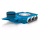 Colector compuesto Vent-Axia Uniflexplus 9x Ø69mm con boquilla vertical Ø125mm