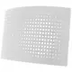 Válvula de ventilación de suministro Ø 100 mm con cubierta perforada para montaje en la pared - DTQA100