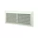 Rejilla de ventilación rectangular con rejilla 130x300 blanco - VR1330