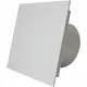 Extractor de baño Ø 100 mm - panel de plástico blanco brillante