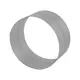 Manguito de conexión Spiro para racores 150 mm (sendz. zincado) RAL7035