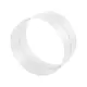 Manguito de conexión Spiro para racores 80 mm (sendz. zincado) RAL9010