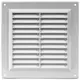 Rejilla de ventilación cuadrada con rejilla 150x150 blanco - VR1550