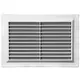 Rejilla de ventilación rectangular con rejilla 250x170 blanco - VR2517