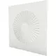 Rejilla rotacional rectangular 594x594 con plénum sin aislamiento y conexión lateral - Ø160mm