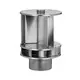 Ventilador de techo Savonius de aluminio accionado por el viento, 125 mm